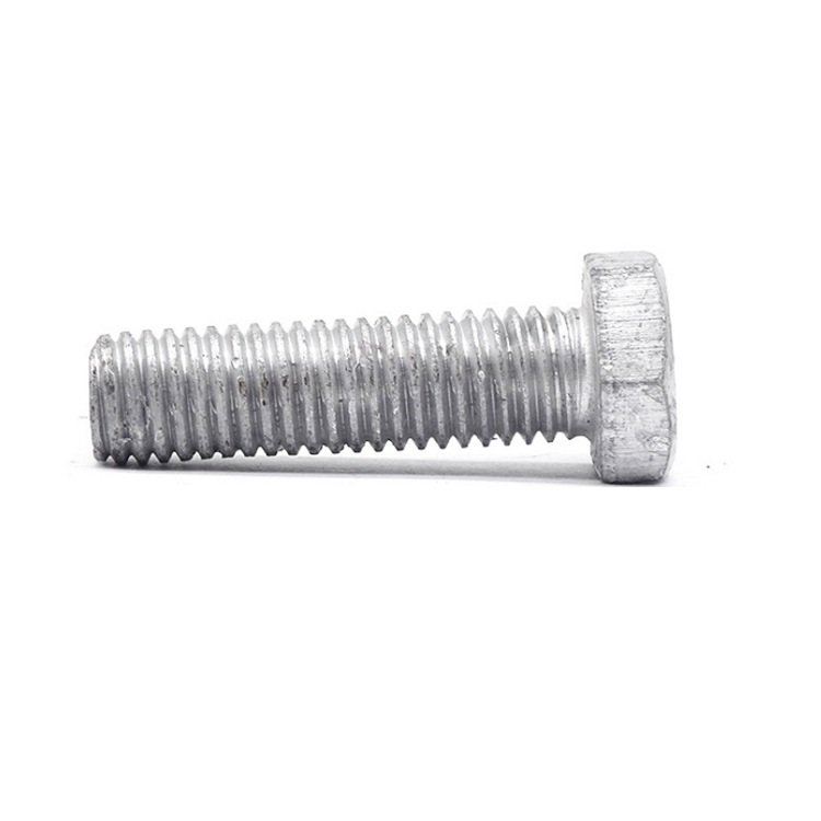 Grade 4.8 Carbon Steel DIN931 DIN933 Hot Dip Galvanized HDG Hex Bolts (15)