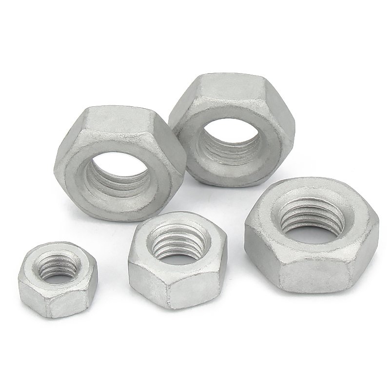 High Strength Grade 4 8 10 12 Steel Dacromet DIN934 Hex Nuts (8)