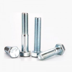 ANC BSW High Strength White Zinc Plated Hex Bolts