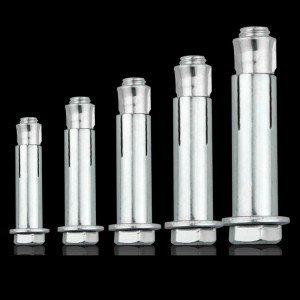 Blue white zinc metal flat head cross expansion screw Explosion-proof screw expansion bolt