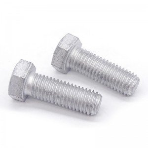 Grade 4.8 Carbon Steel DIN931 DIN933 Hot Dip Galvanized HDG Hex Bolts