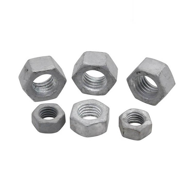 High Strength Grade 4 8 10 12 Steel Hot Dip Galvanized DIN934 Hex Nuts (7)