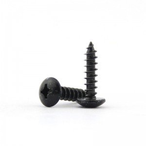 Cross large Pan head screw DIN968 high strength round head  Flat tapping screw with gasket