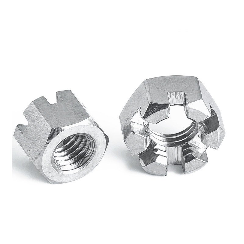 Stainless Steel A2-70 A4-80 SS201 SS304 SS316 DIN935 Castle Nuts (6)