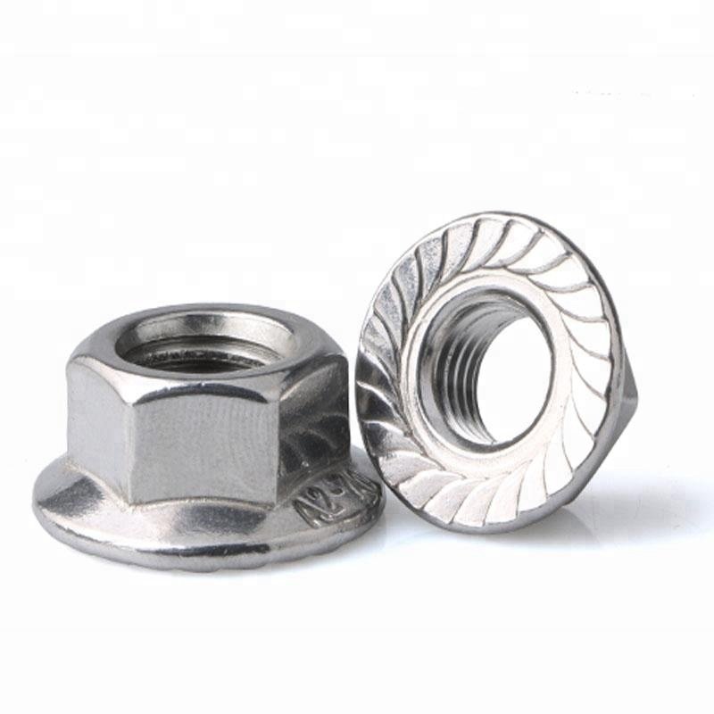 Stainless Steel A2-70 A4-80 SS201 SS304 SS316 DIN6923 Hex Flange Nuts Featured Image