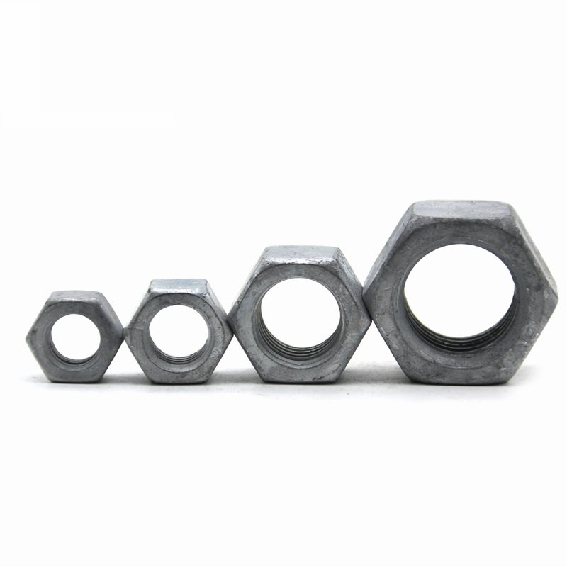 High Strength Grade 4 8 10 12 Steel Hot Dip Galvanized DIN934 Hex Nuts Featured Image