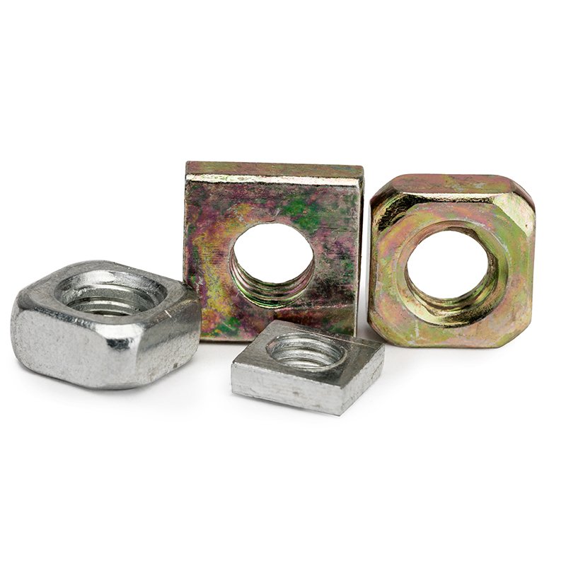 Yellow Zinc Plated DIN577 Square Nuts
