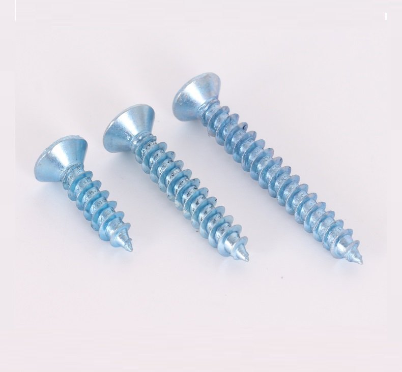 Zinc Plated Steel Countersunk CSK Flat Head Self-tapping Screws