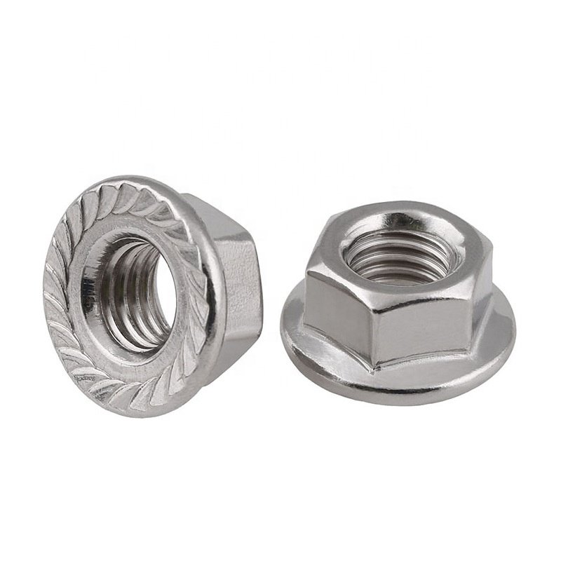 Stainless Steel A2-70 A4-80 SS201 SS304 SS316 DIN6923 Hex Flange Nuts (15)