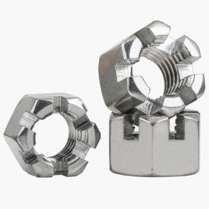 Stainless Steel A2-70 A4-80 SS201 SS304 SS316 DIN935 Castle Nuts