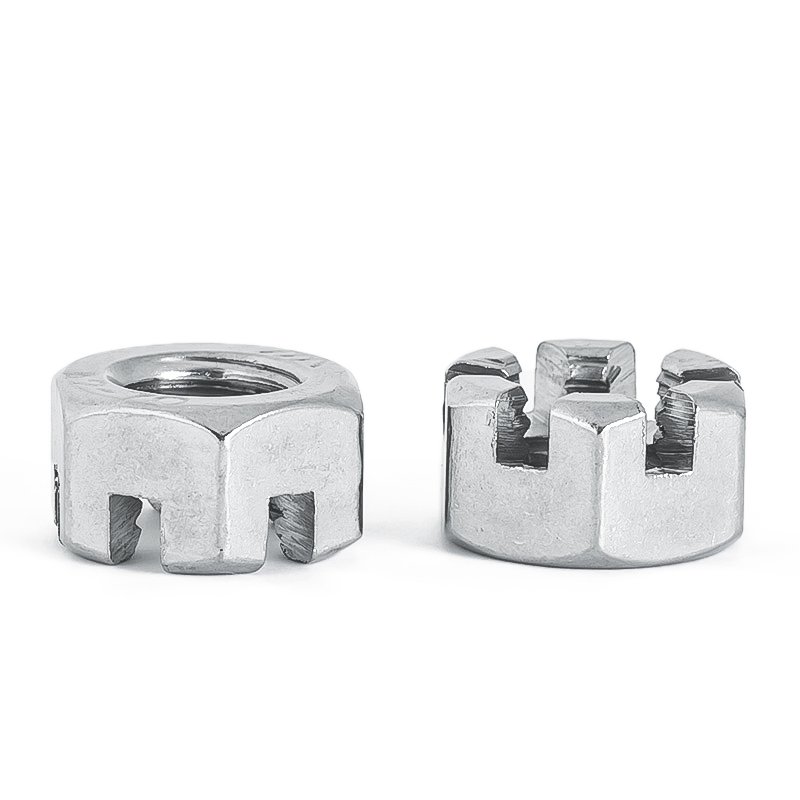 Stainless Steel A2-70 A4-80 SS201 SS304 SS316 DIN935 Castle Nuts (8)