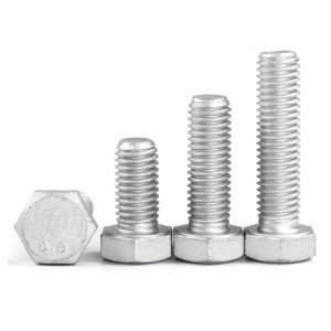 High Strength Grade 8.8 10.9 12.9 Steel DIN931 DIN933 Dacromet Hex Bolts