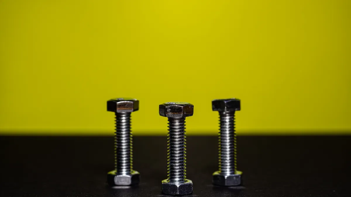 Hex headed bolt or others which works best