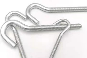Carbon steel eye bolt sheep horn hook screw galvanized hook bolt