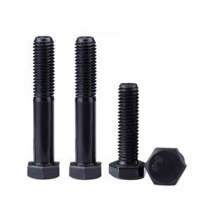 High strength hex bolt surface detail